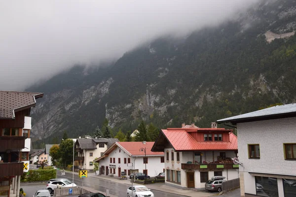 Scharnitz Skigebiet Eine Gemeinde Österreich Das Land Tirol Bezirk Innsbruck — Stockfoto