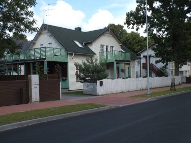 1 *** Palanga. Litvanya. Klaipeda İlçesi. Baltık Denizi tatil. 