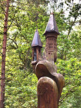 1 *** Neringa, Juodkrante, Litvanya, Curonian spit, Klaipeda bölge. Curonian lagoon ve Baltık Denizi kıyısında çare. Yaz 2013.