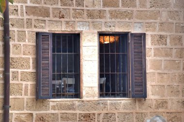 1 *** Jaffa. Güney Tel Aviv. İsrail.. Şehir manzarası. 2017 yaz.