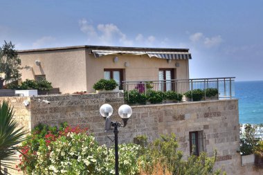 1 *** Jaffa. Güney Tel Aviv. Israel.The şehrin manzarası. 2017 yaz.