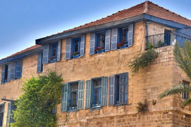 1 *** Jaffa. Güney Tel Aviv. Israel.The şehrin manzarası. 2017 yaz.