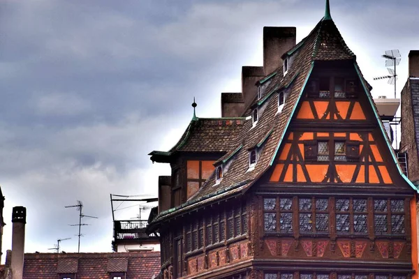 1*** Strasbourg  a city in the East of France. The historical capital of Alsace. It is situated on the river Ill, and is the most German city in France. The city\'s skyline. Summer. 2017.