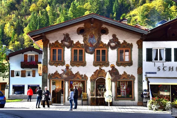 Mittenwald Comunidade Comercial Alemanha Baviera Distrito Garmisch Partenkirchen Mittenwald Não — Fotografia de Stock