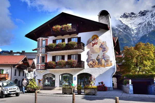 Mittenwald Comunidade Comercial Alemanha Baviera Distrito Garmisch Partenkirchen Mittenwald Não — Fotografia de Stock