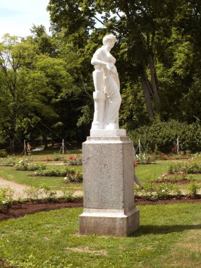 Palanga. Litvanya. Avrupa. Klaipeda İlçesi. Baltık Denizi kıyısında çare. Yaz. Palanga. Litvanya. Baltık. Tatil kasabası mimarisi.