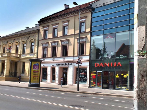 Architectuur Van Stad Van Haven Van Klaipeda Klaipeda County Litouwen — Stockfoto