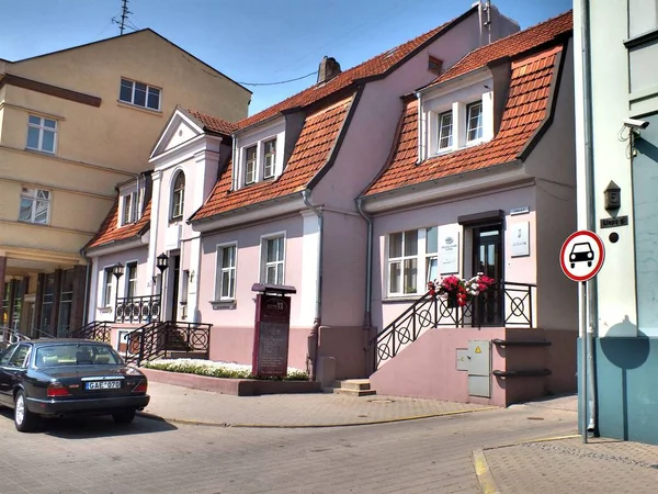 Arquitetura Antiga Klaipeda Condado Klaipeda Lituânia Europa Verão Klaipeda Está — Fotografia de Stock