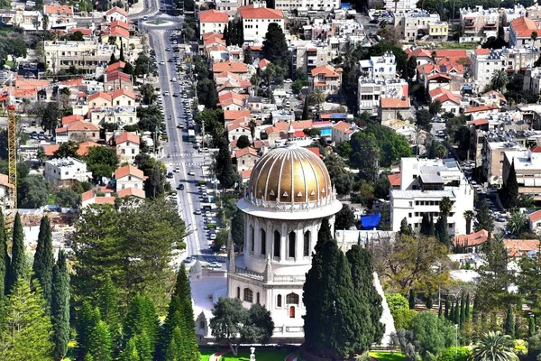 Haifa Terceira Maior Cidade Primeiro Maior Porto Marítimo Israel Arquitetura — Fotografia de Stock