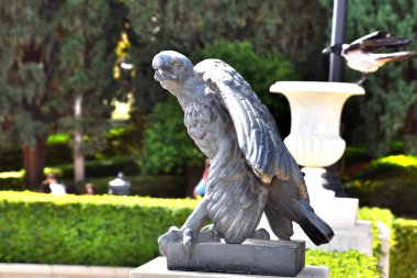 1 * Haifa üçüncü büyük kenti ve İsrail ilk en büyük liman. Kentsel mimari. Bahar 2018 year.2** Hayfa 1761 yılında kurulmuştur. İsrail. Kutsal topraklar. Akdeniz. Bahai bahçeleri.