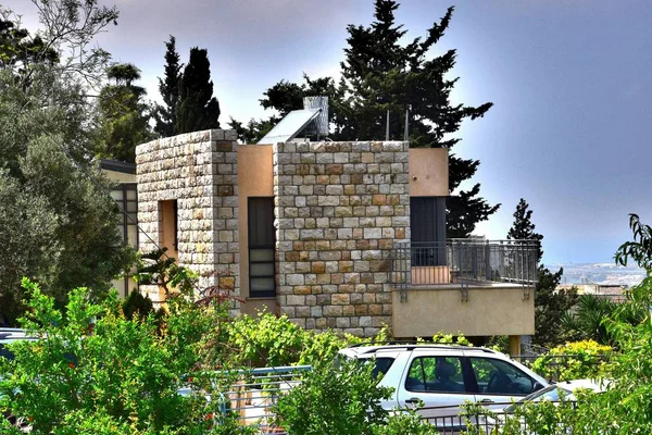 Ein Hod Única Aldea Artistas Israel Hermosa Arquitectura Primavera 2018 — Foto de Stock