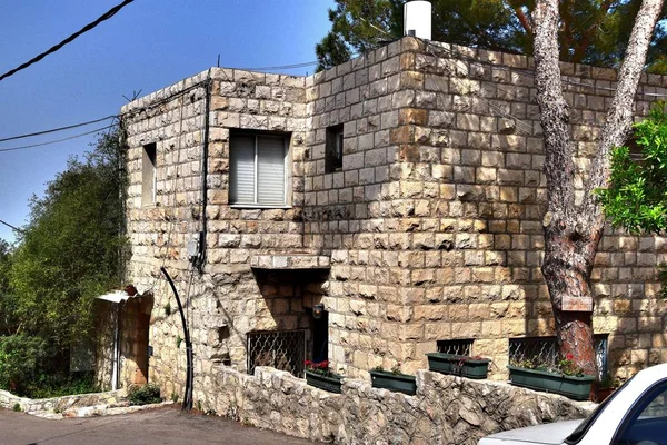 Ein Hod Única Aldea Artistas Israel Hermosa Arquitectura Primavera 2018 — Foto de Stock