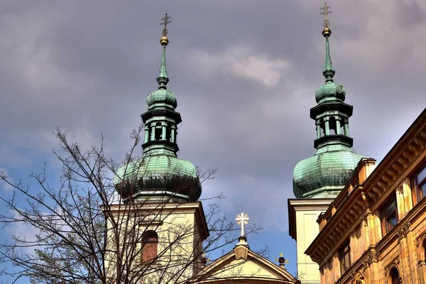 Praga Jest Stolicą Republiki Czeskiej Piękno Pragi Prostu Oczarowuje Miasto — Zdjęcie stockowe