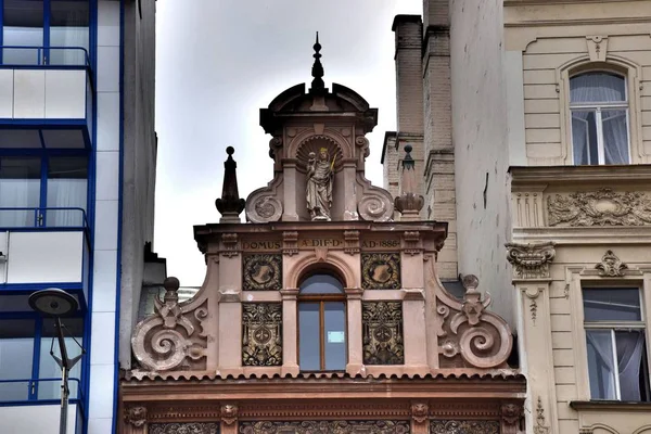 Praga Jest Stolicą Republiki Czeskiej Piękno Pragi Prostu Oczarowuje Miasto — Zdjęcie stockowe