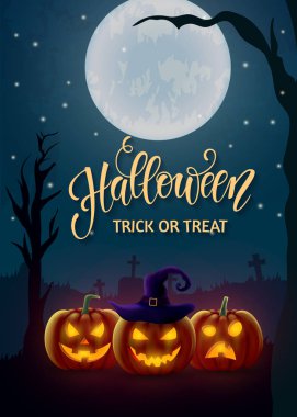 Cadılar Bayramı arka plan, balkabağı. Parti ve satış için tebrik kartı. Sonbahar tatil. Vektör çizim Eps10.