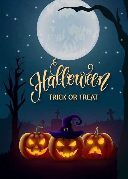 Cadılar Bayramı arka plan, balkabağı. Parti ve satış için tebrik kartı. Sonbahar tatil. Vektör çizim Eps10.