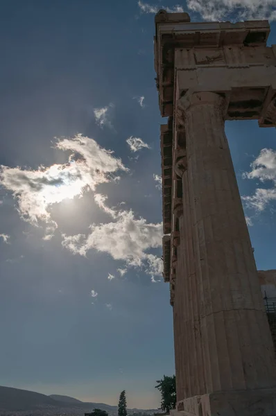 Particular of the eastern side of the Parthenon — Stock Photo, Image