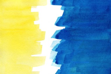 Açık mavi suluboya arka plan kartviziti metin veya resim için alanı olan, izole edilmiş