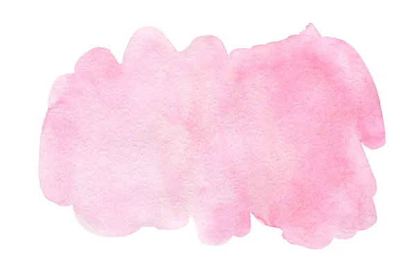 Pembe sıçrama, suluboya el çizimi kağıt desenli arka plan kartı, metin veya resim için boşluk, izole edilmiş.