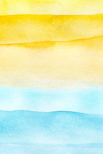 Illustrazione Acquerello Astratto Sfondo Mare Oceano Spiaggia Sabbia Transizione Gradiente — Foto Stock