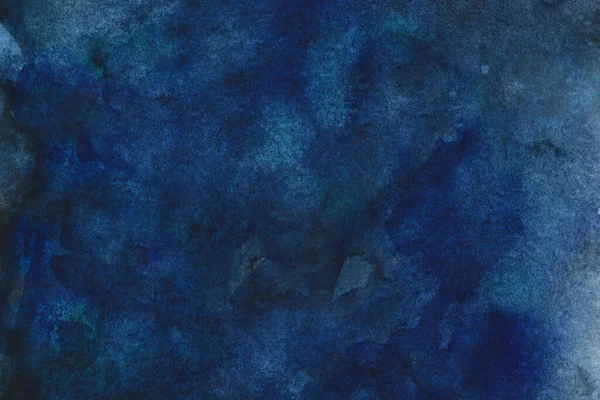 Abstrato Índigo Escuro Azul Splat Aquarela Fundo Cartão Visita Com — Fotografia de Stock