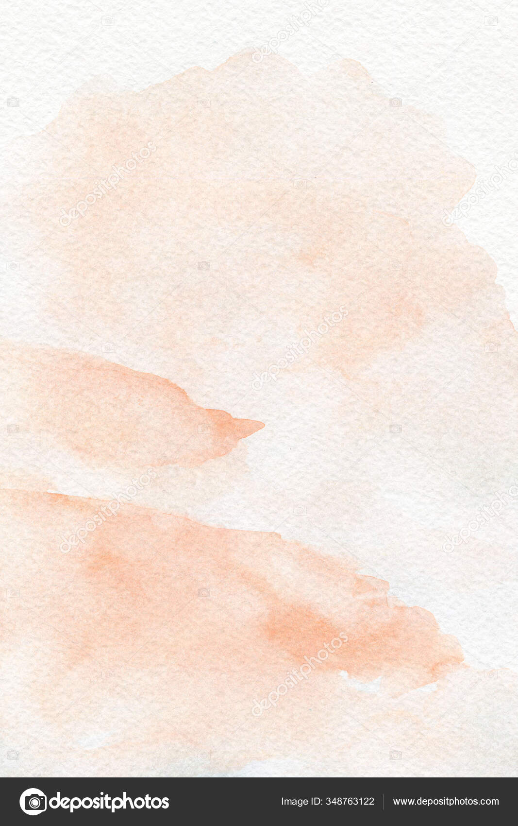 Pêssego Respingo Glamour Colorido Pastel Fumaça Aquarela Mão Desenhado  Papel Ilustração de ©gum92 #348763122, image size:1067x1700