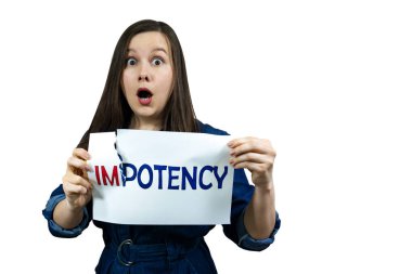 Pozitiflik kavramı, iktidarsızlık için sözcükleri yırtan kadın..