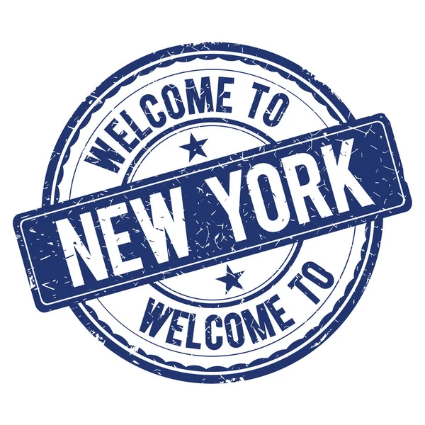 Bienvenido al sello de Nueva York . — Foto de Stock