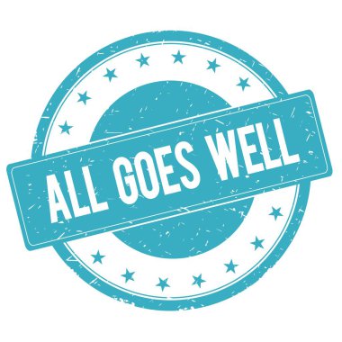 Herşey yolunda giderse de işareti mavi mavi pul.