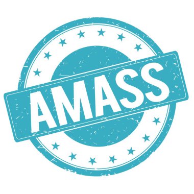 Damga işareti mavi mavi biriktirmek.