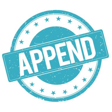 Damga işareti mavi mavi ekleme.