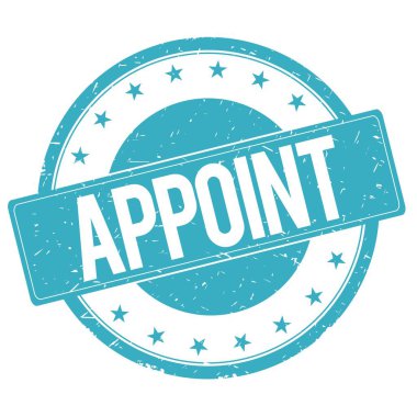 Damga işareti mavi mavi tayin.