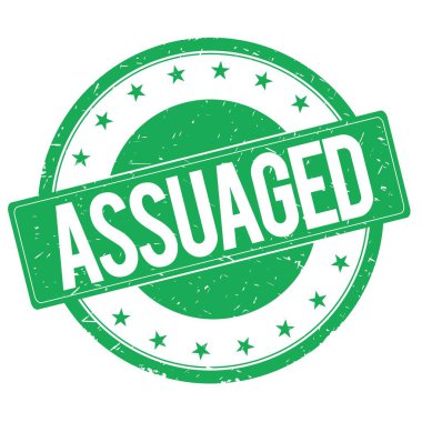 Assuaged damga işareti yeşil