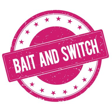 Yem ve anahtarı damga işareti kırmızı pembe