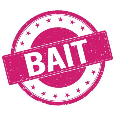 Damga işareti kırmızı pembe yem