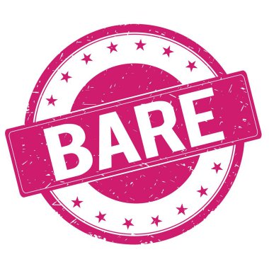 Çıplak damga işareti kırmızı pembe