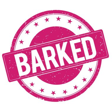 Damga işareti kırmızı pembe havladı