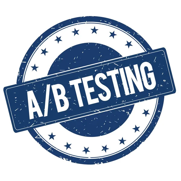 A B TESTING stamp sign — Stock Photo, Image