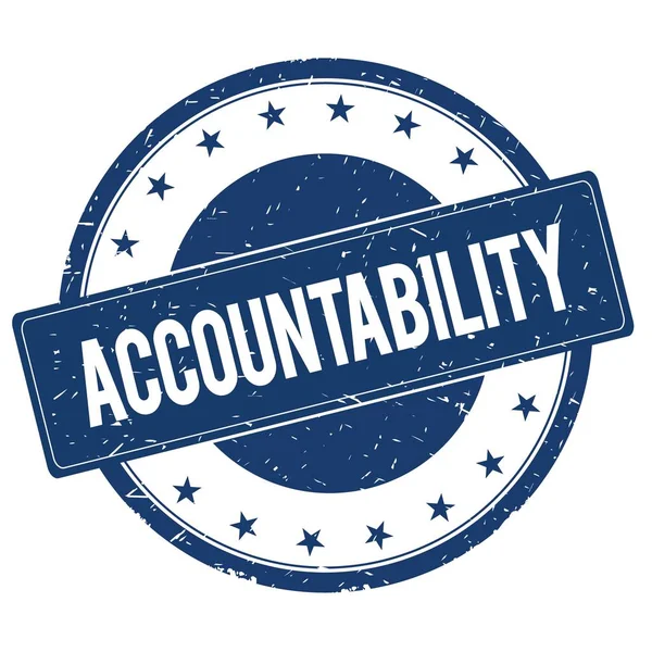 ACCOUNTABILITY stamp sign — Stock Photo, Image