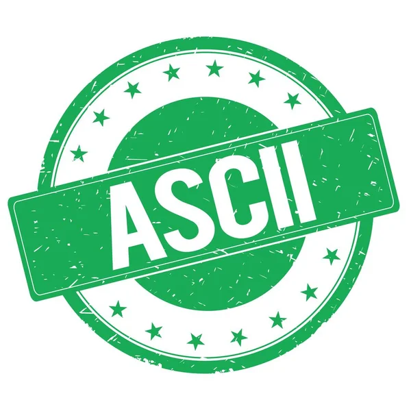 ASCII damga işareti yeşil