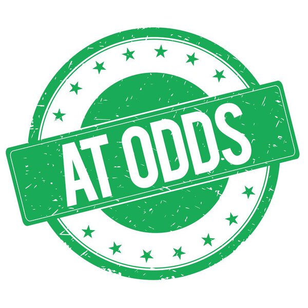 Зелёный знак AT ODDS
