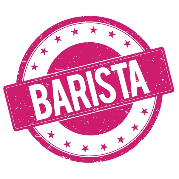 Знак марки BARISTA рожевий — стокове фото