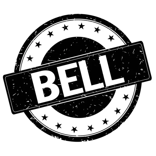 BELL stamp sign black. — Stock Photo, Image