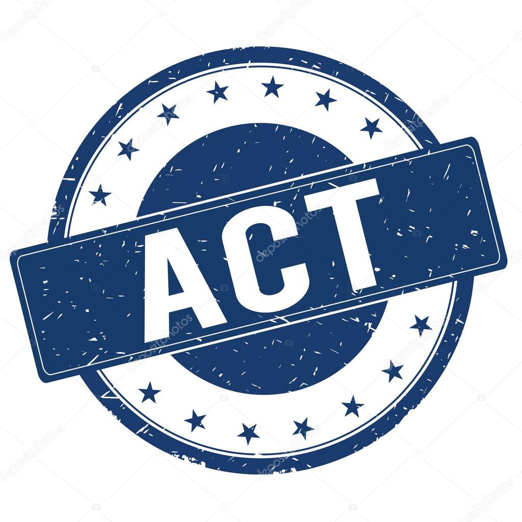 ACT stamp sign