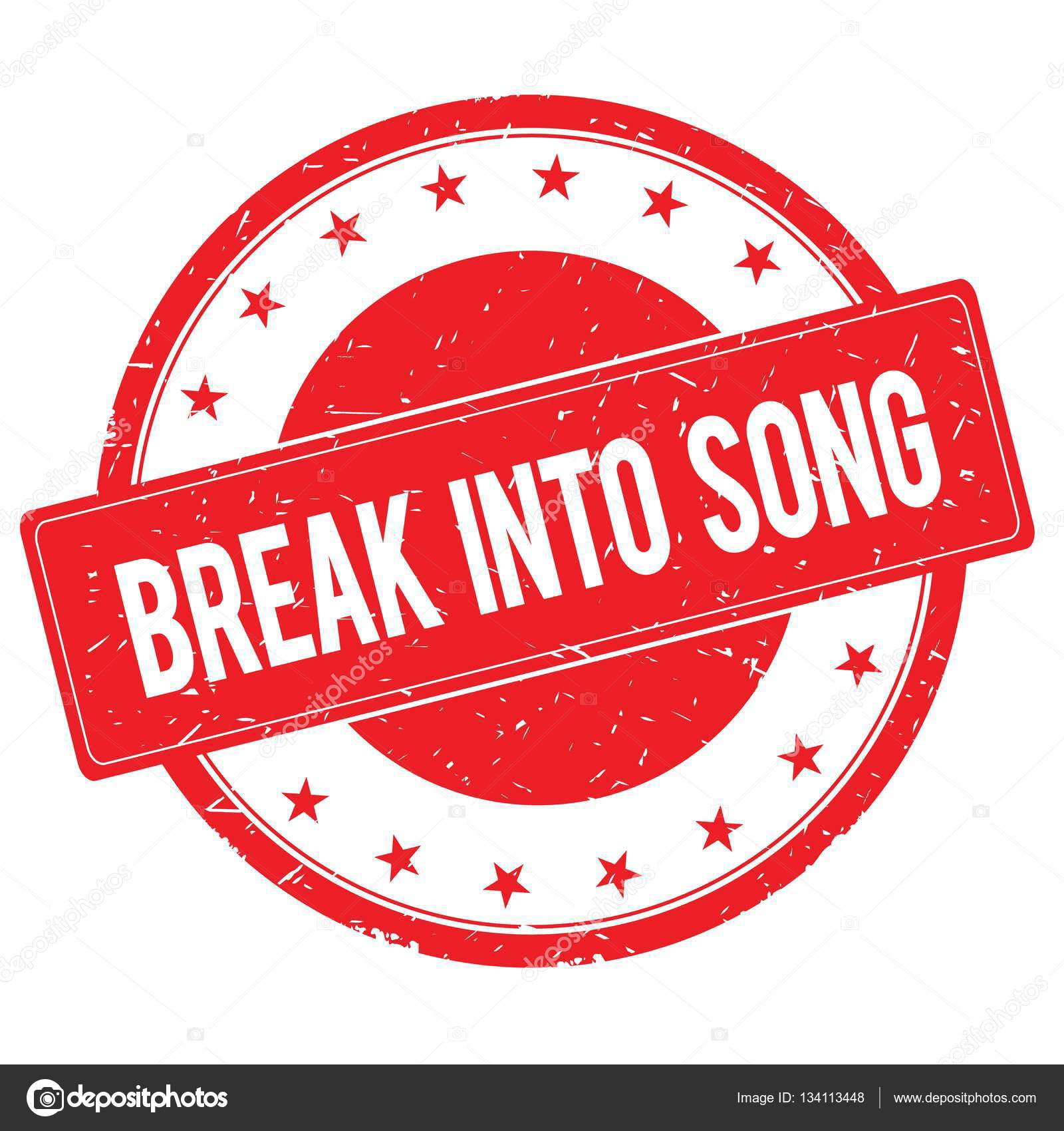 Break Into Song Stamp Sign Red Stock Photo Image By C Ionutparvu Break Into Song Stamp Sign Red Stock Photo Image By C Ionutparvu