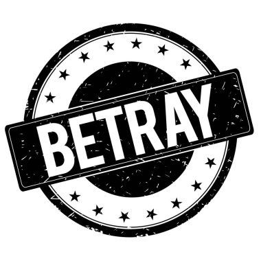 Damga işareti siyah ihanet.