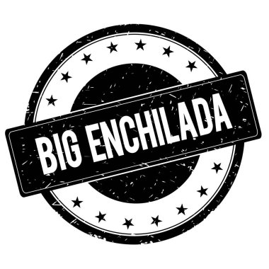 Büyük Enchilada damga işareti siyah.