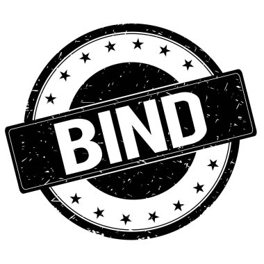 Damga işareti siyah bağlamak.