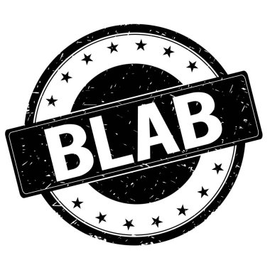 Damga işareti siyah geveze.