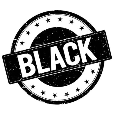 Siyah damga işareti siyah.